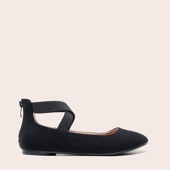 Bella Marie Dream Pairs Black Ballet Flats, Size 8.5 - Picture 3 of 15